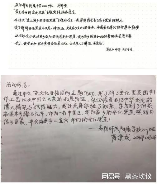 茶进校园—“爱上家乡的安化黑茶”(图3)