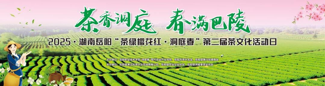 岳阳春日顶流316岳阳县黄沙街洞庭春茶场邀你共赴茶绿樱花红盛宴(图1)